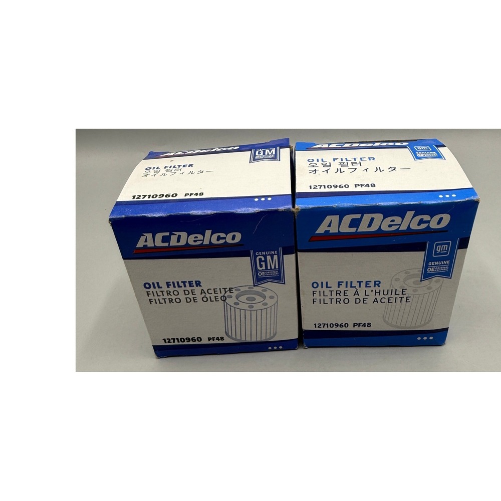 ACDelco PF48 GM Original Equipment Oil Filter 12710960 Lot of 2 Pack